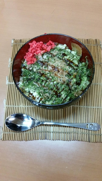 ヘルシーお好み丼